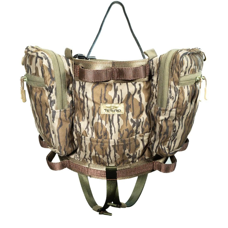 Tethrd Grit Workhorse Hunting Saddle Kit Mossy Oak Bottomland Size Regular