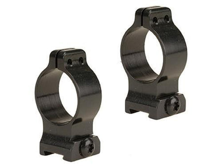 Talley Black Satin High 30mm Detachable Screw-Lock Scope Rings