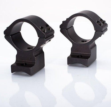 Talley Black Anodized 30mm High Scope Ring Mounts for Weatherby Vanguard