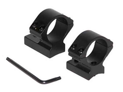 Talley Weatherby Accumark Mark V 9-Lug Scope Mounts - 1" Low - Black Anodized Alloy