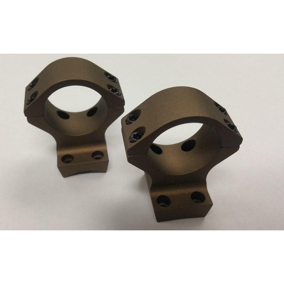 Talley 20 MOA Browning X-Bolt 1" Low Short Action Scope Mounts Burnt Bronze Finish