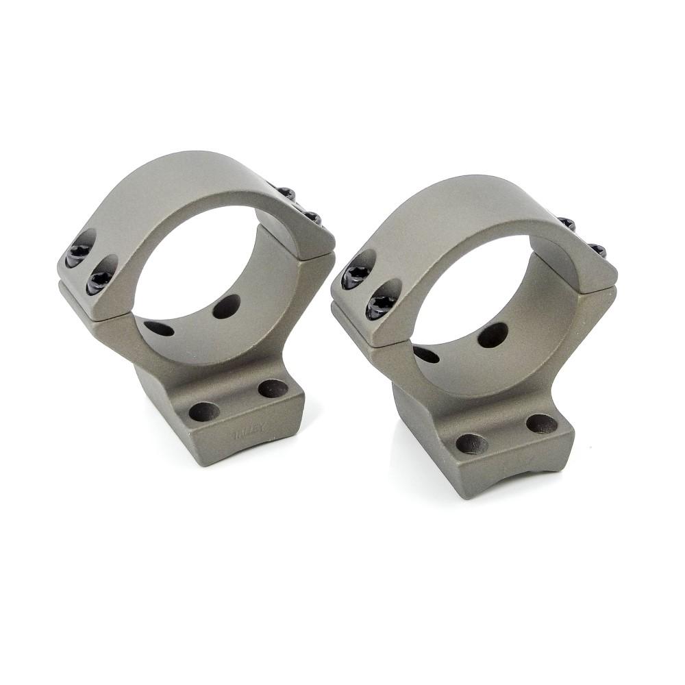 Talley 34mm High 20 MOA Scope Mount for Browning X-Bolt Short/Super Short - Smoked Bronze