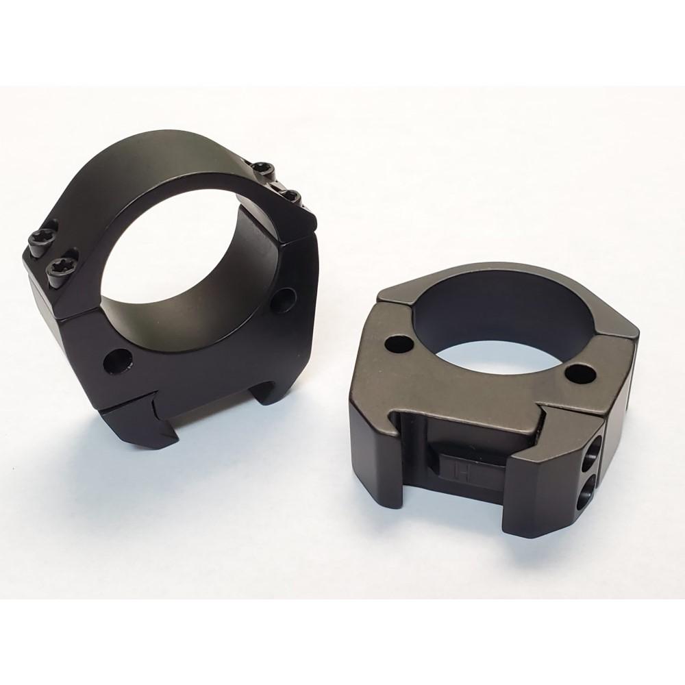 Talley Modern Sporting 30mm High Scope Rings - Picatinny Rail - Smoked Bronze Finish