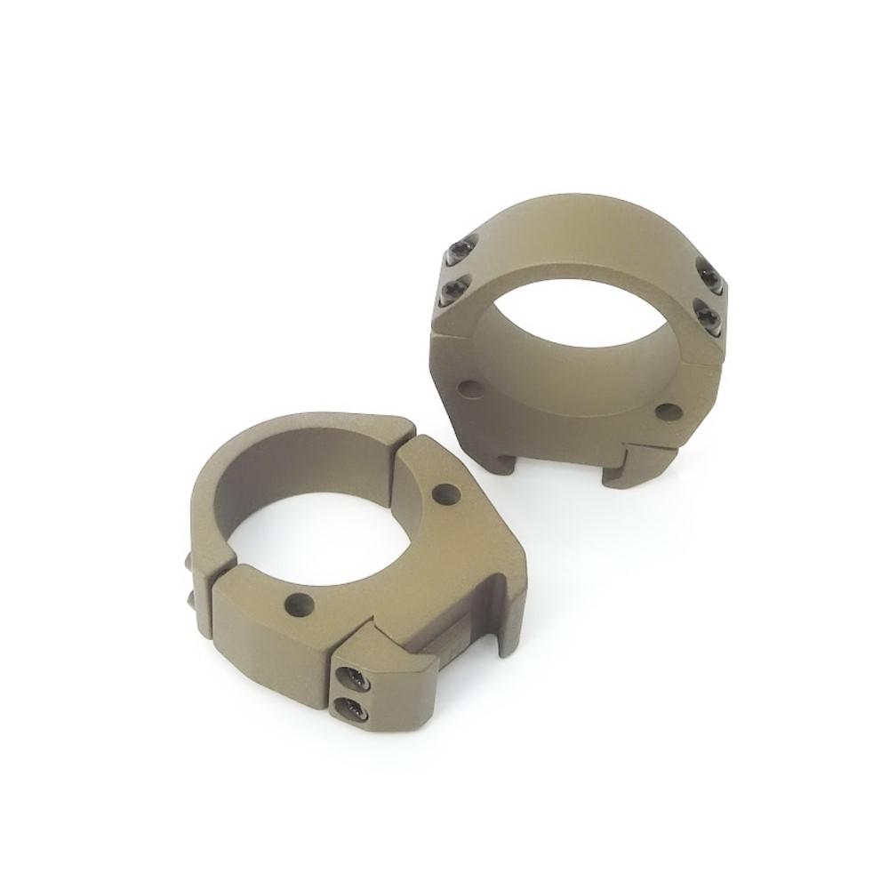 Talley Modern Sporting Scope Mount Rings Burnt Bronze 34mm High Picatinny Rail