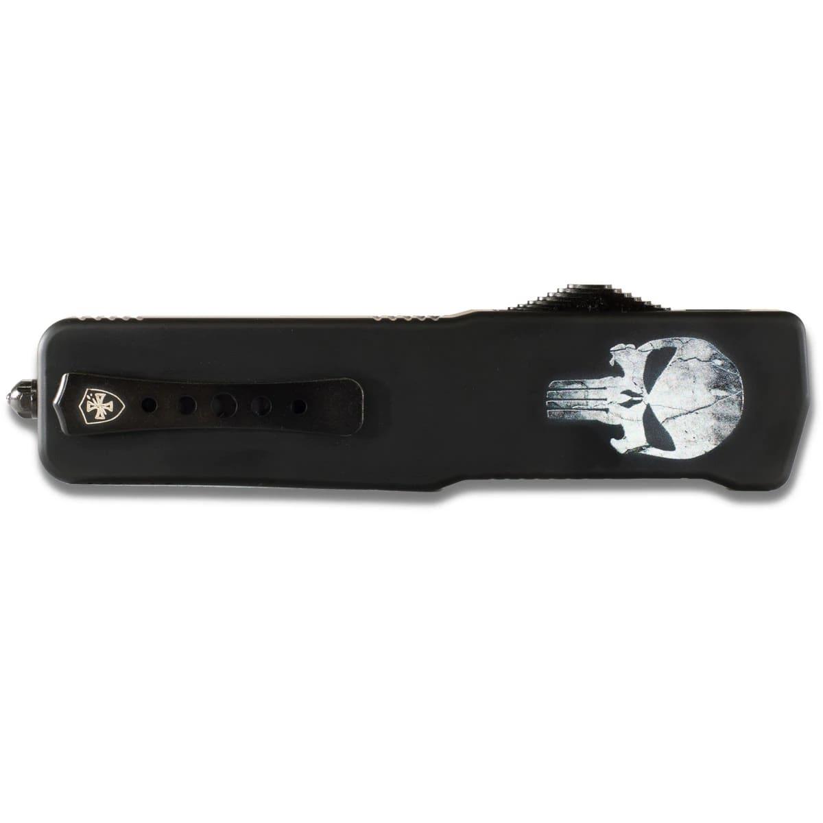 Templar Weighted Automatic Knife 3-1/2" Dagger Blade Fallen Design