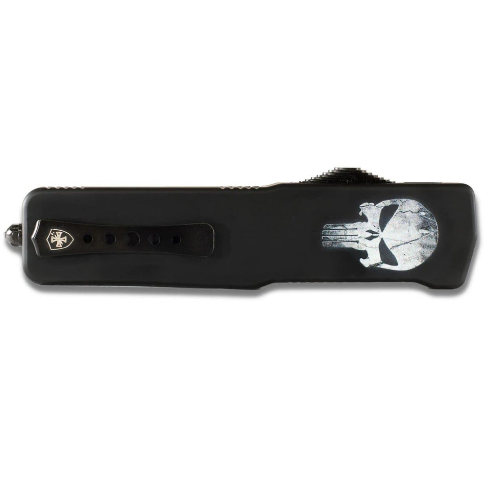 Templar Weighted Automatic Knife 3-1/2" Dagger Blade Fallen Design