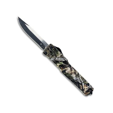 Templar Large Premium Knife 3-1/2" D2 Stonewashed Drop Point Mossy Oak Obsession