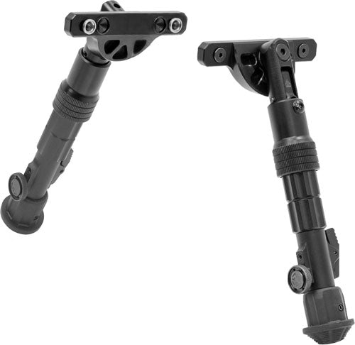 UTG Black KeyMod Recon Flex Bipod with Posi-Lock Legs 5.7-8" Height