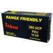 Tulammo Steel .380 ACP/Auto 95 grain Full Metal Jacket ammunition