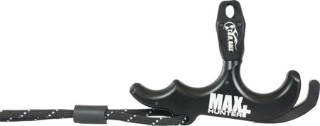 T.R.U. Ball MaxHunter+ Three-Finger Thumb Archery Hand Release Black