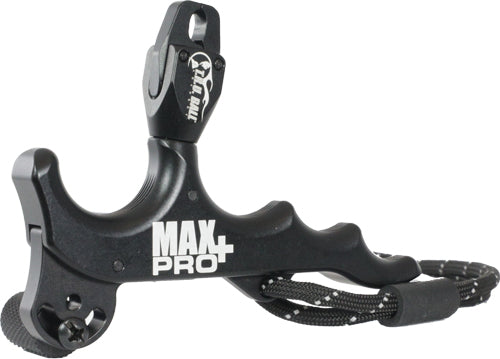 T.R.U. Ball Max Pro+ Four-Finger Thumb Archery Hand Release Black