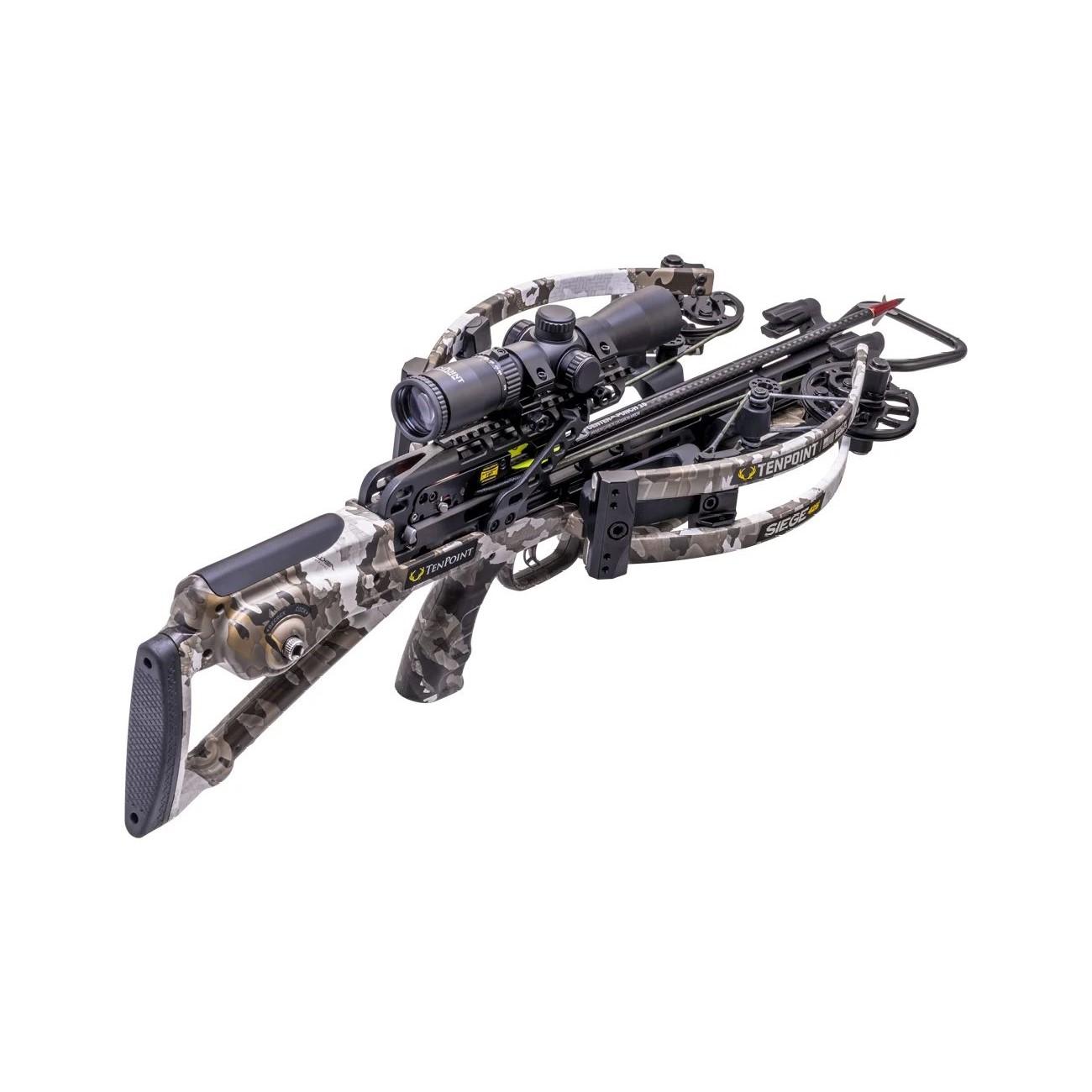 TenPoint Siege 425 Reverse Draw Crossbow with ACUslide De-Cocking and RangeMaster Scope