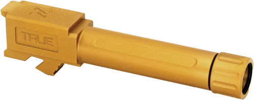 True Precision Glock 26 Aftermarket Threaded Barrel Gold TiN