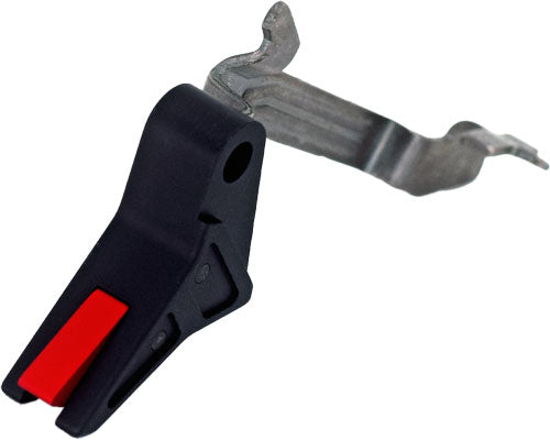 True Precision G43 Billet Aluminum Flat Face Trigger Black w/ Red Safety