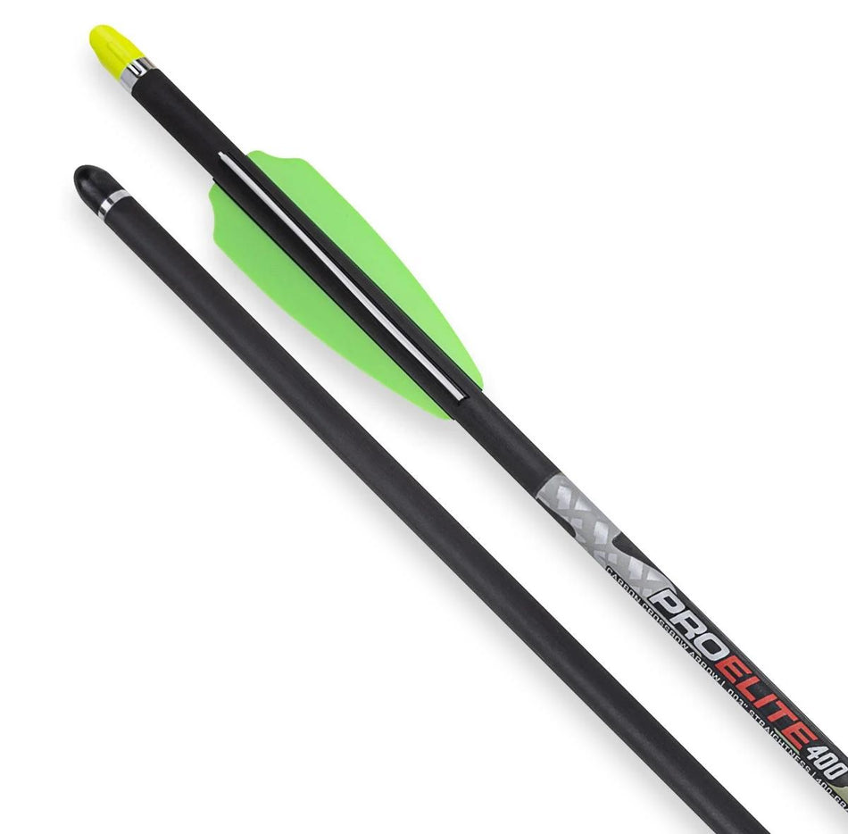TenPoint Pro Elite 400 Carbon Crossbow Arrows 20in Alpha-Nock .003" 3-Pack
