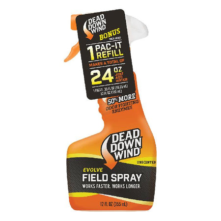 Dead Down Wind Pac-It Refill & Field Spray Scent Elimination Combo 64oz