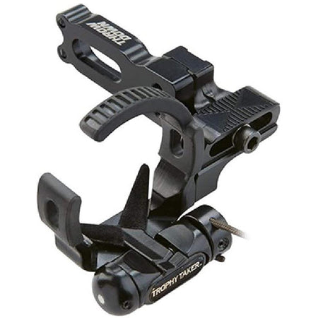 Trophy Taker Throwdown Cable-Driven Ambidextrous Drop-Away Arrow Rest Black