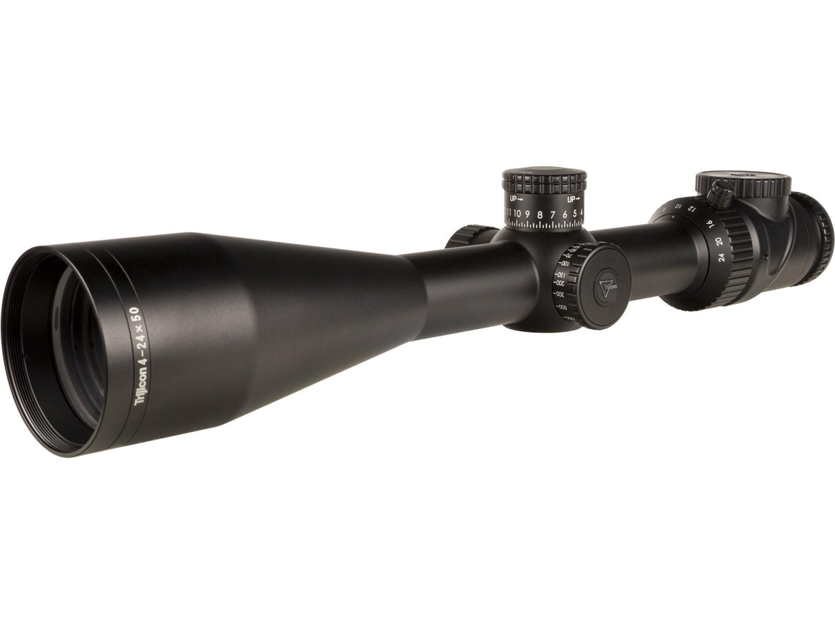 Trijicon AccuPoint Riflescope 4-24x50mm MOA Ranging Crosshair with Green Dot Reticle