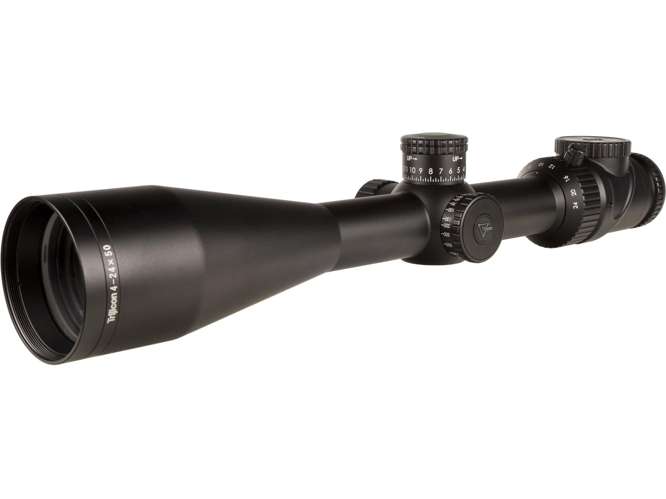 Trijicon AccuPoint Riflescope 4-24x50mm MOA Ranging Crosshair with Green Dot Reticle