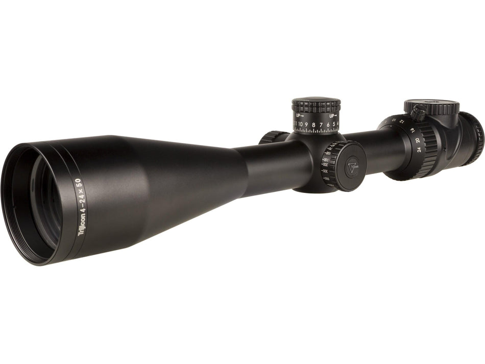 Trijicon AccuPoint Riflescope 4-24x50mm MOA Ranging Crosshair with Green Dot Reticle