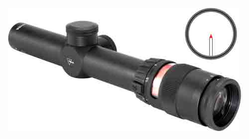 Trijicon AccuPoint Riflescope 1-4x24mm Red BAC Triangle Post Reticle