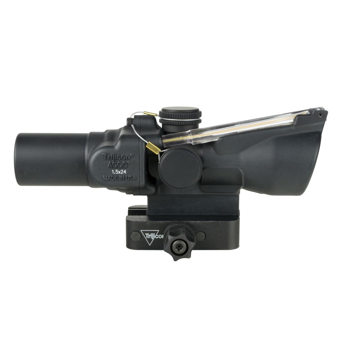 Trijicon ACOG 1.5x24 Dual Illuminated Amber Crosshair Firearm Scope