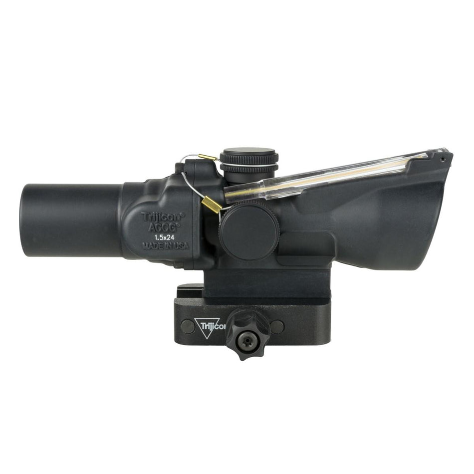 Trijicon ACOG 1.5x24 Dual Illuminated Amber Crosshair Firearm Scope