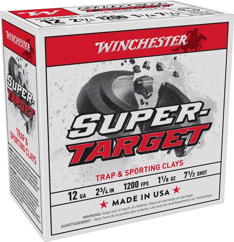 Winchester Super-Target Heavy Target 12 Gauge (12 Gauge) 2.75 in. 1 1/8 oz 1200 fps 7.5 Shot