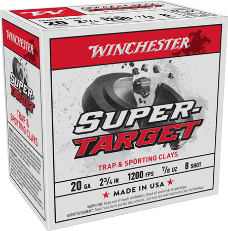 Winchester TRGT208   20 Gauge  7/8oz #8 1200 FPS.