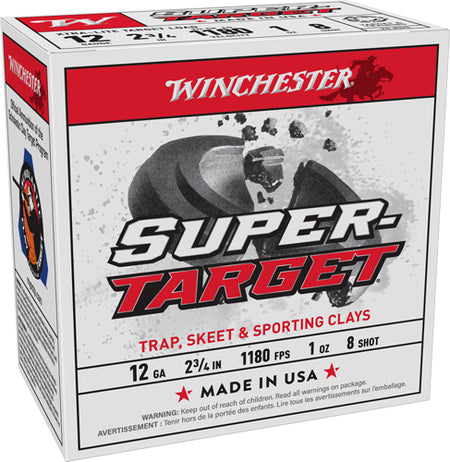 Winchester Super-Target Xtra-Lite Shotgun Ammo 12 Gauge 2.75 in 1 oz #8