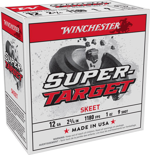 Winchester Super-Target Xtra-Lite Shotgun Ammo 12 Gauge 2.75 in 1 oz #9