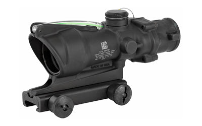 Trijicon ACOG 4X32 Rifle Scope with Green Horseshoe 6.8 Reticle, Flattop Adapter, Dual Illuminated, Matte TA31H-68-G