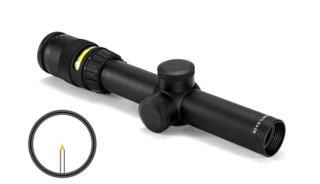 Trijicon AccuPoint Riflescope 1-4x24mm Amber BAC Triangle Post Reticle