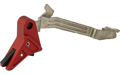 True Precision G43/43X/48 Billet Aluminum Axiom Trigger w/ Red Safety, Black TP-G43T-RBL