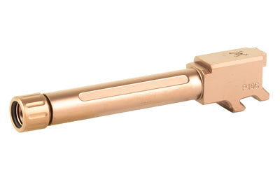True Precision 9MM 1/2x28 Threaded Barrel for CZ P-10C, Copper Finish TP-P10CB-XTC