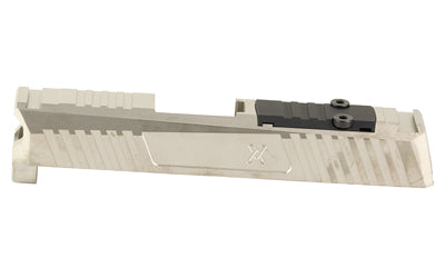 True Precision Axiom Duty Stripped Slide, Sig P365, Silver Satin Stainless, RMS Cut TP-P365DS-SS-RMS
