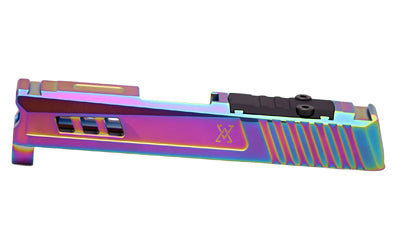 True Precision Axiom Stripped Sig P365 Slide, Spectrum Rainbow, RMS Ready TP-P365S-S-RMS