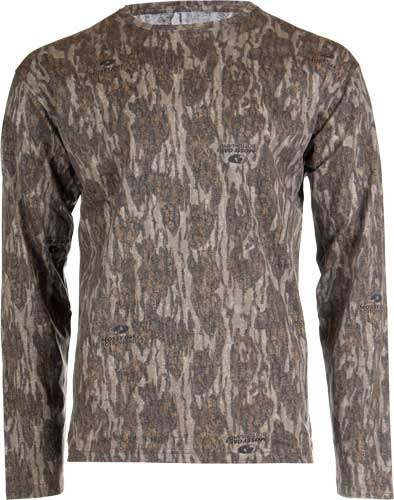 Habit Bear Cave MO Bottomland Camo Long Sleeve Tee Shirt X-Large