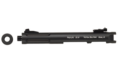 TacSol Pac-Lite Ruger Mark 22LR 4.5-Inch Threaded Fluted Barrel Black