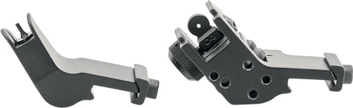 JE Fixed Offset 45 Degree Front Rear Sight Aluminum Black Set