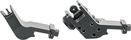 JE Fixed Offset 45 Degree Front Rear Sight Aluminum Black Set