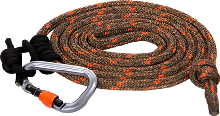 Tethrd 8' 11mm Tree Stand Tether with Carabiner and Prusik Cord
