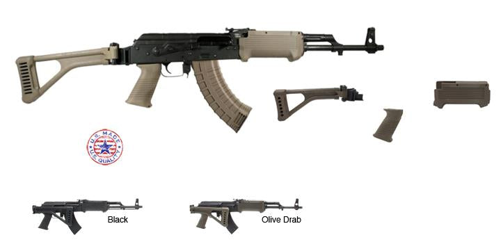Tapco Intrafuse AK Pattern Folding Rifle Stock Flat Dark Earth