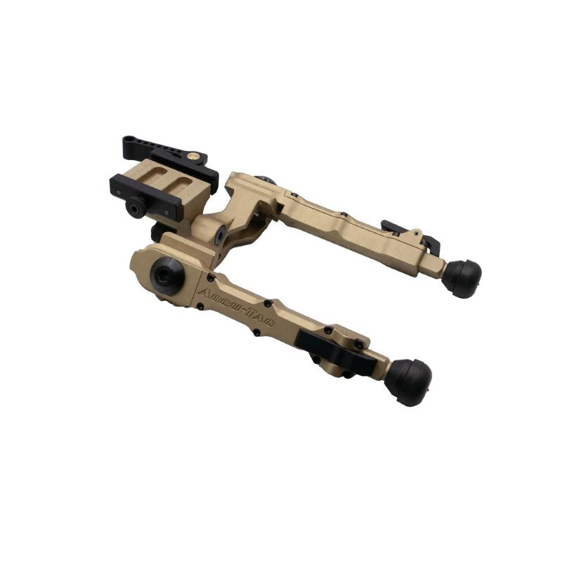 Accu-Tac Wide Body ARCA Bipod for Rifles 7.5" Max Height in Tan