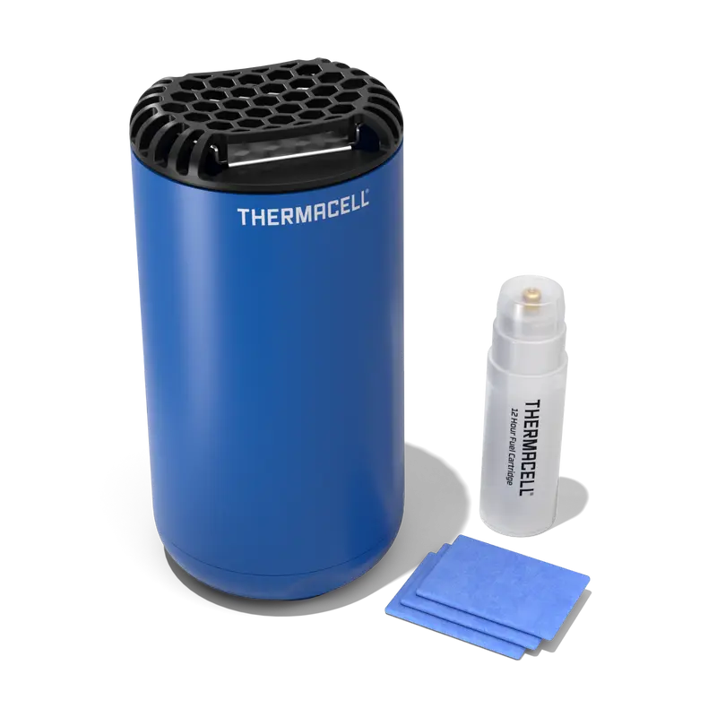 Thermacell Patio Shield Scent-Free Mosquito Repeller Royal Blue Edition