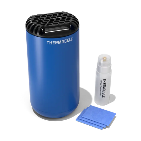 Thermacell Patio Shield Scent-Free Mosquito Repeller Royal Blue Edition