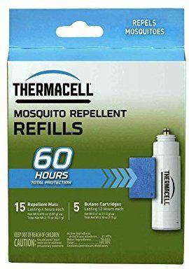 Thermacell 60-Hour Mosquito Repellent Refills Scent-Free DEET-Free for Fuel-Powered Repellers