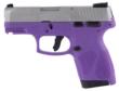 Taurus G2S Handgun 9mm Luger 7rd Magazines 3.2" Barrel Stainless Slide/Dark Purple Grip