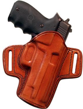Tagua Open Top Leather Belt Holster S&W M&P 9/357/40 Brown Right Hand