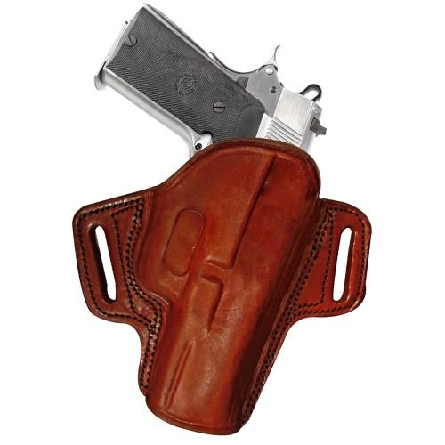 Tagua Gunleather Right Hand Open Top Holster for S&W N Frame 4" in Brown